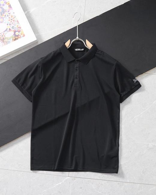 F031035男士刺绣袖口小标凉感冰丝速干T恤短袖polo衫 商品图5