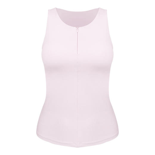 跃牌【周游世界】无袖拉链款背心修身带胸垫网球运动休闲上衣TP0985 商品图4