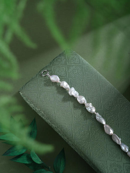 子佩集【心海涟漪】银S925珍珠惜王妃项链【QJXL002】巴洛克2602 商品图6