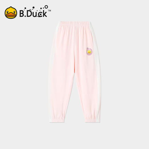 [速干]bduck小黄鸭童装女童运动裤弹力束脚裤儿童透气防蚊裤夏款110-160 FF2763090 商品图1