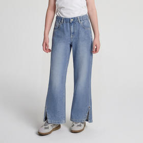 笛莎/Deesha 2026年夏季新款中童裤子牛仔喇叭裤