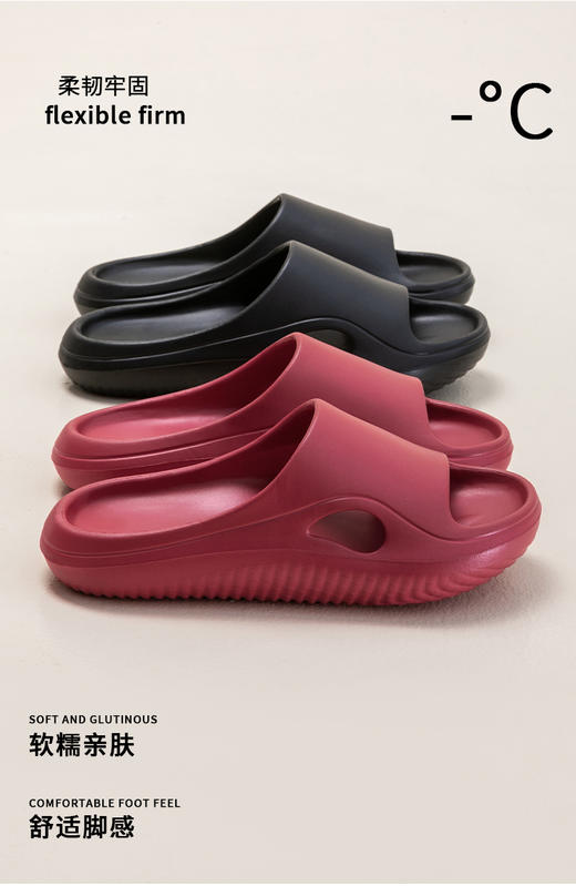 【多妈团购 朴西同款节节高凉拖鞋任选2双29（2双分别加入购物车下单哦，拍一双不发）】居家必备！EVA材质，柔韧坚固，脚感超好~超软~可以室外穿，凹凸纹理鞋底，实力防滑-宅小年 商品图2