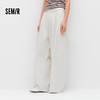 商场同款|森马休闲裤女夏纯色宽松弯刀裤2026新款松弛感简约长裤 商品缩略图1