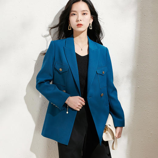 【立体裁剪拼接单西】春季新款工装风女式西服 商品图3