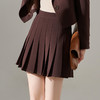 剩S/M/L/XL 芳外冬季新款气质百搭纯色A字半身裙简约高腰显瘦短裙女1135 商品缩略图3