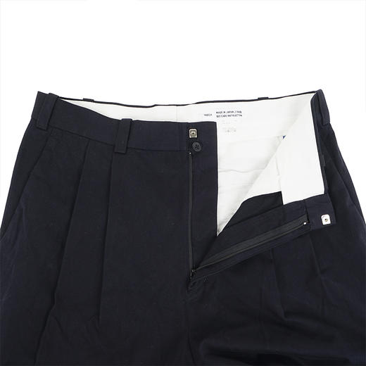 YAECA Two-Tuck Straight(Man) 男装经典双摺宽松廓形卡其裤 商品图1