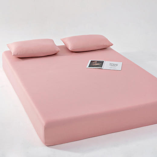 京帝【亚D同款针织云感床笠】5款自然色系，贴身舒适，不掉毛!不缩水!不褪色!母婴可用!超弹力皮筋360°全包围！#L 商品图8