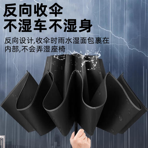 【升级加固抗风❗12骨加大】反向雨伞女加大加厚加固晴雨两用男士双人防晒折叠手动遮阳伞抗风。rh 商品图1