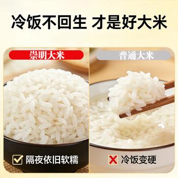 崇明大米2026当月新米香稻米大米10斤/5kg岛内直供弹软香珍珠米粳米含胚芽 /粮油调味 /米 /珍珠米 商品图3