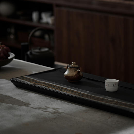 无墨 新见山 w7930系列 国画石茶盘 商品图2