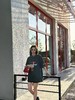 F031007字母刺绣前后左右LOGO手工磨烂面料超重工艺短袖T恤 商品缩略图9