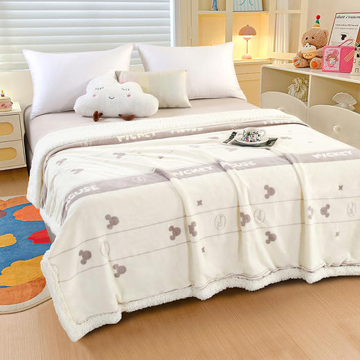 【632优选】迪士尼·米奇印象双绒毯-SH1015 商品图1