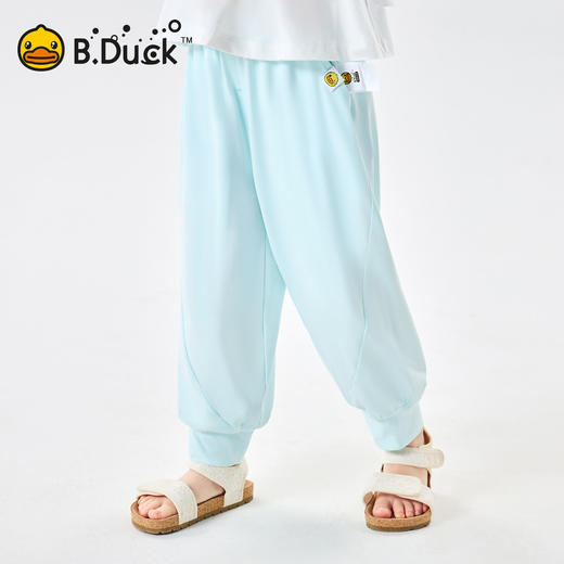 [冰感]bduck小黄鸭童装女童防蚊裤儿童裤子夏装凉感小女孩运动裤90-150 BDF2763593 商品图0