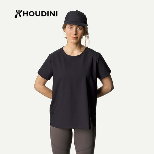 HOUDINI胡丁尼 Cover Tee II代守护女户外26夏季防晒圆领短袖T恤 840097 商品图8