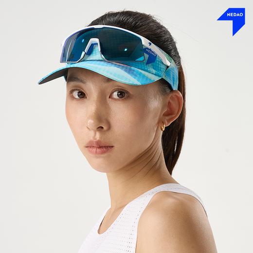 内道导汗印花轻量空顶帽速干男女户外越野马拉松跑步运动帽 商品图2