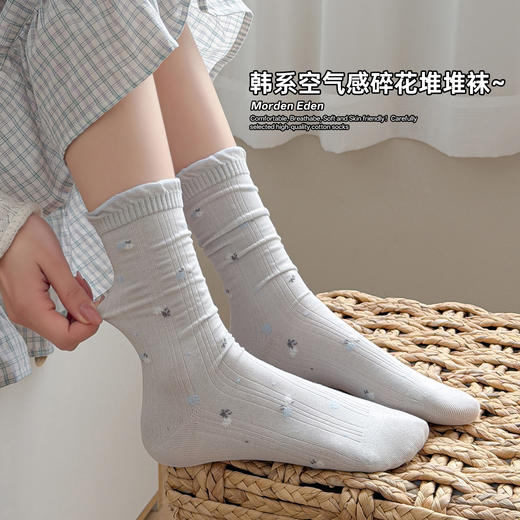 【云上泰富】&【壹半麦合】波点复古碎花中筒袜 吊牌价:149元 活动价:39元 商品图7