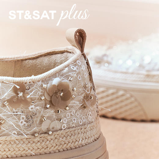 星期六26春新款精致珠花厚底渔夫鞋SSE1111098 商品图4