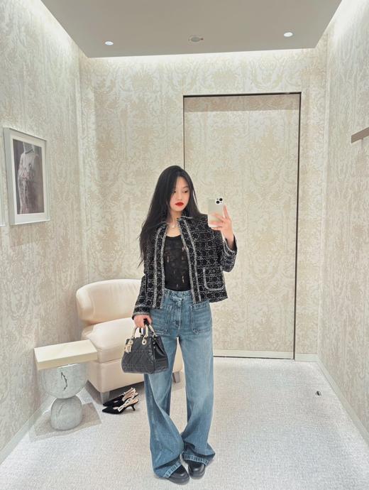 keiga*n开*间前口袋直筒牛仔裤 商品图8