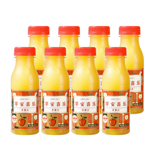 HPP苹果汁260ml*6瓶装鲜榨纯果汁山东富士苹果0添NFC饮料冷链包邮 商品图5