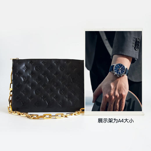 【95新】LV路易威登COUSSIN手袋小号黑色全皮压纹COUSSIN链条包单肩包女士090326AK12 商品图9