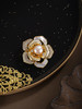 子佩集【‌芳华蕴福】珍珠惜王妃胸针【XXXZ279】镀金五瓣花2602 商品缩略图2