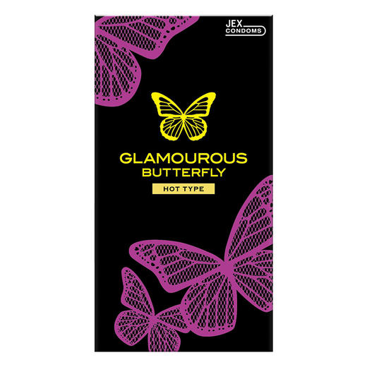 【避孕套】捷古斯JEX魅力蝴蝶热感避孕套1000 /12只装（条码不同 产品相同） 商品图0