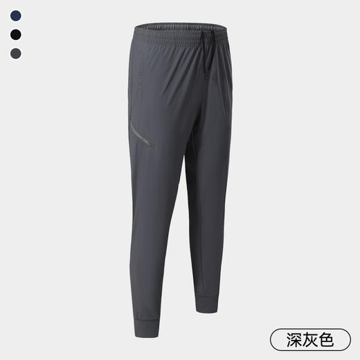 2026春季新款跑步长裤腿部拉链口袋设计两侧斜插口袋腰部拉绳 商品图2