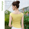F16217曼妙修身一字肩背心 商品缩略图13