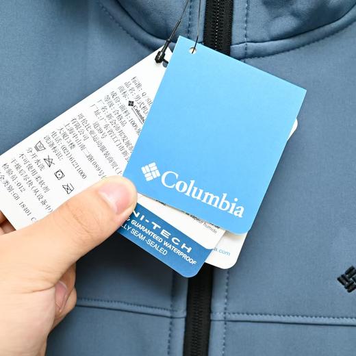 精工刺绣 加绒加厚 Columbia / 哥伦比亚春季秋冬季软壳加绒连帽冲锋衣防水防风内里加绒加厚款！ 商品图6