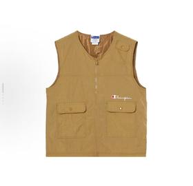 Champion 79.9元 美版 无袖开襟马甲 男女同款 (线上线下同时在售不保证有货，介意勿拍) 655384-QS