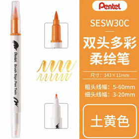 派通彩色双头柔绘笔SESW30C-T113
