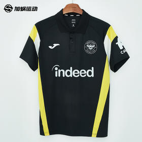 Joma26新款POLO衫运动短袖比利亚雷亚尔足球训练服户外跑步透气