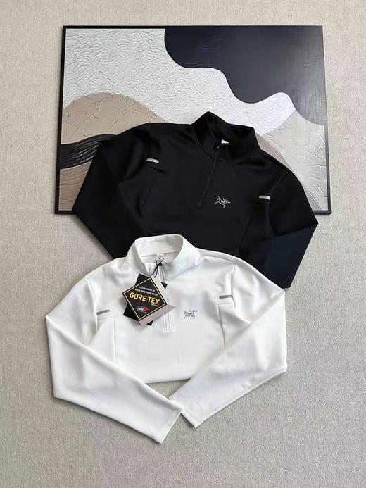 F031039立领半拉链运动打底衫长袖T恤户外休闲衫 商品图2