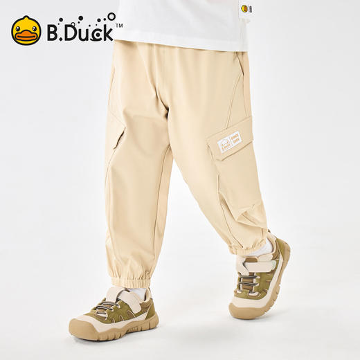 [速干防蚊裤]bduck小黄鸭童装男童运动裤宝宝夏装裤子儿童工装裤90-150 BF2757021 商品图0