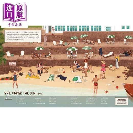 【中商原版】阿加莎 克里斯蒂的寻觅之旅 在 20 部经典悬疑小说中寻找线索和罪犯 英文原版 Chronicle Books 商品图3