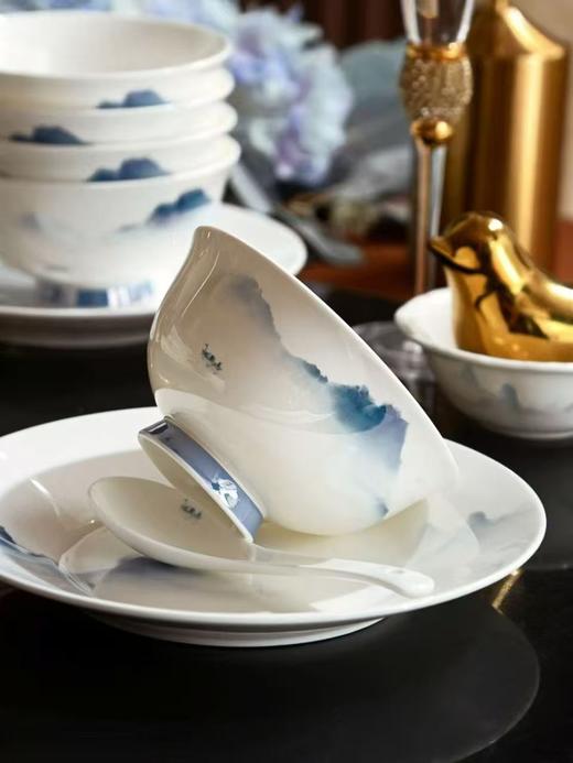 唐山骨质瓷餐具全套29头 礼盒装 商品图2