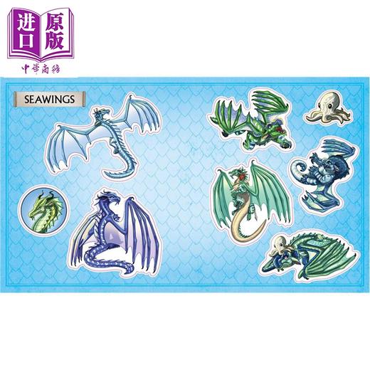 【中商原版】火翼飞龙 官方贴纸百科 Wings of Fire: The Official Stickerpedia 英文原版 Tui T Sutherland 商品图2