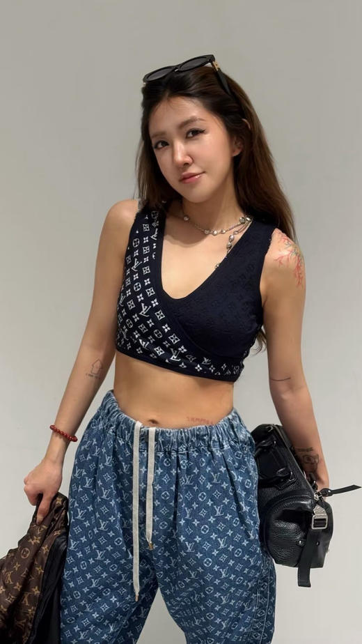 驴家25春夏新款提花针织背心 商品图5