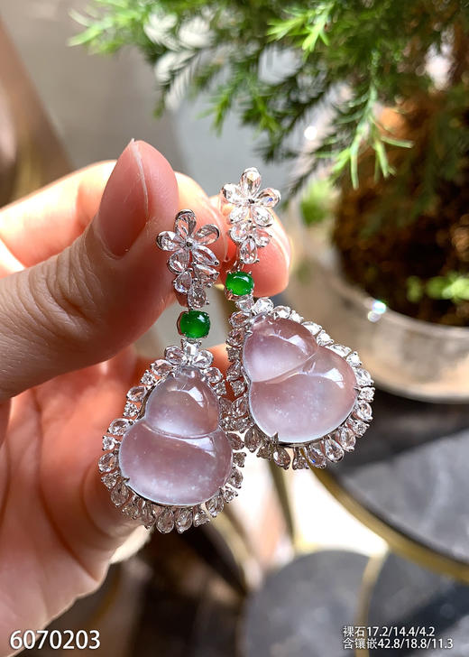 6070203，葫芦耳坠。具体价格微信咨询 商品图0
