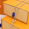 2026年新品LOUIS VUITTON 路易威登 LVKEY钥匙吊坠项链银色！ 商品缩略图7