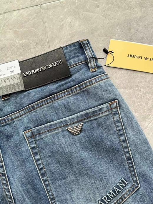 F031043春款百搭小直筒立体裁剪版型微弹牛仔裤男士长裤 商品图10