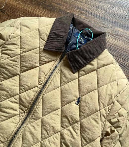 F031031男装防沾水柔软轻薄灯芯绒翻领小马刺绣绗缝夹克 商品图14