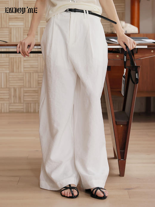 【门店同款】ENJOY春季弯刀阔腿裤 169595100 商品图2