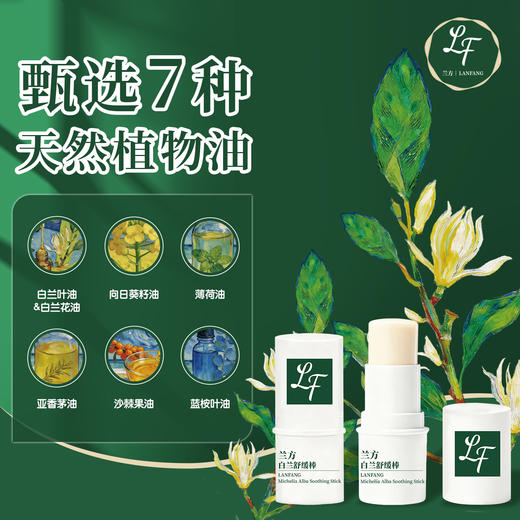 自营（兰方）- 海南白兰膏舒缓棒叮叮快速止痒提神醒脑学习开车防困6g 商品图2