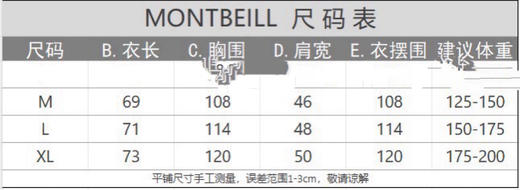点此购买 montbell春夏季男女款外登山露营速干短袖T恤 ss 341789 商品图10
