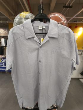 79.9秒杀GAP男士短袖衬衫（线下同时售卖  不保证有货）648106-CY