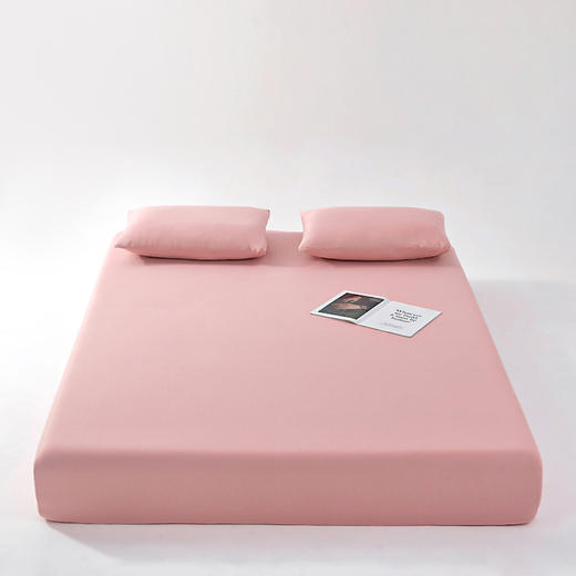 京帝【亚D同款针织云感床笠】5款自然色系，贴身舒适，不掉毛!不缩水!不褪色!母婴可用!超弹力皮筋360°全包围！#L 商品图9