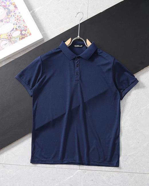 F031035男士刺绣袖口小标凉感冰丝速干T恤短袖polo衫 商品图4