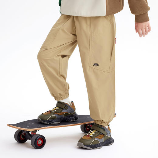 【秒3】【MQD】童装儿童春秋新款亲肤柔软时尚吸湿舒适户外休闲裤潮 商品图2