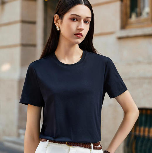 吸汗透气速干冰爽短袖圆领男女同款夏季上衣   XYD-7490 商品图4